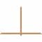 Ekena Millwork Eugene Smooth Timber Gable Bracket, Western Red Cedar, 96"W x 64"H x 3 1/2"D x 3 1/2"F, 16/12 Pitch GBW096X64X0404EUG00SWR - alternate 1